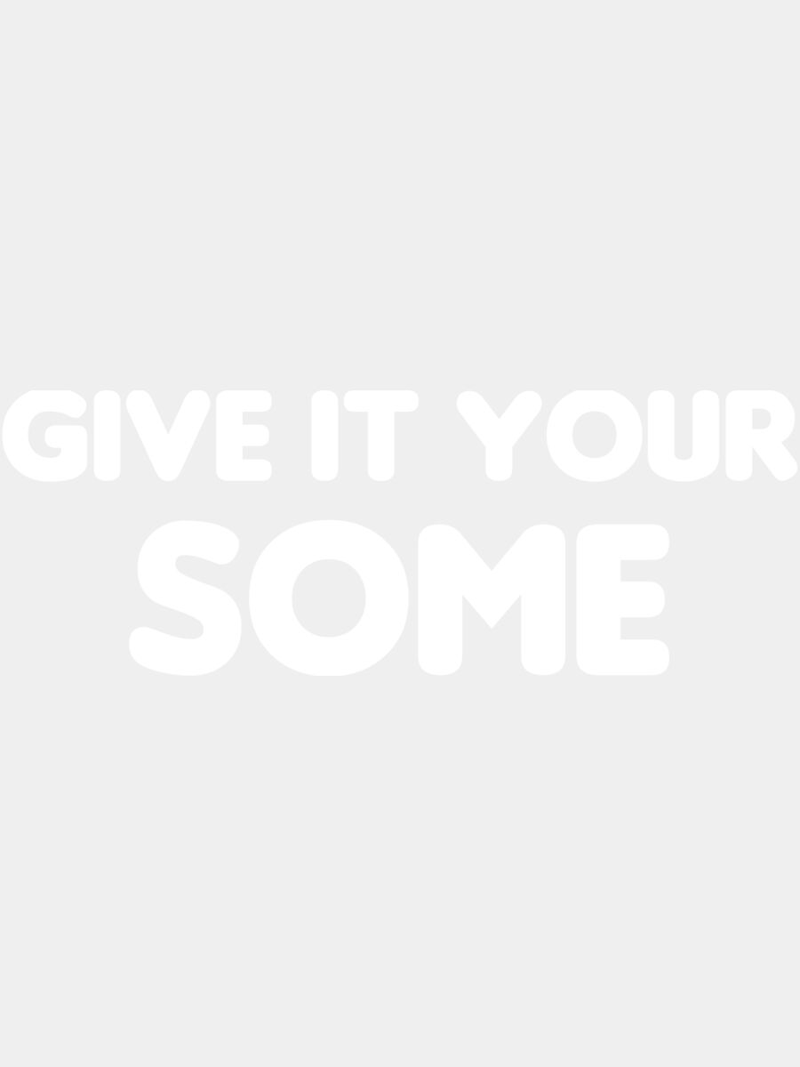 Give it your Some NBG Thumbnail